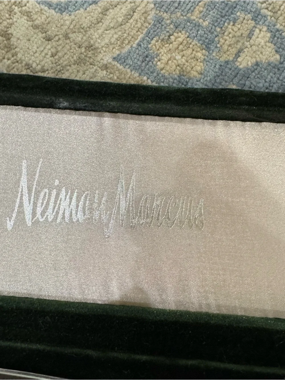 Neiman Marcus Silver Carving Knife and Fork Set